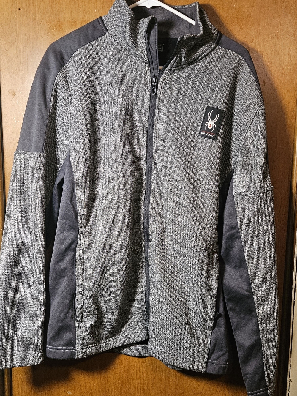Spyder Men's Gray Full-Zip Jacket